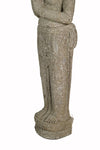 Bali Statue Praying Buddha Hand Natural Carved Stone Sculpture 152cm (808)