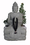 Bali Statue | Buddha | Hand Carved Stone | 150cm | Stone Base (815)